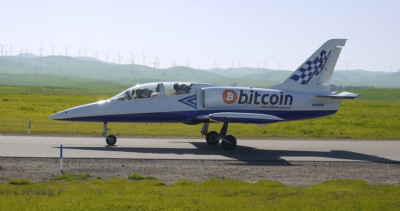 bitcoin plane