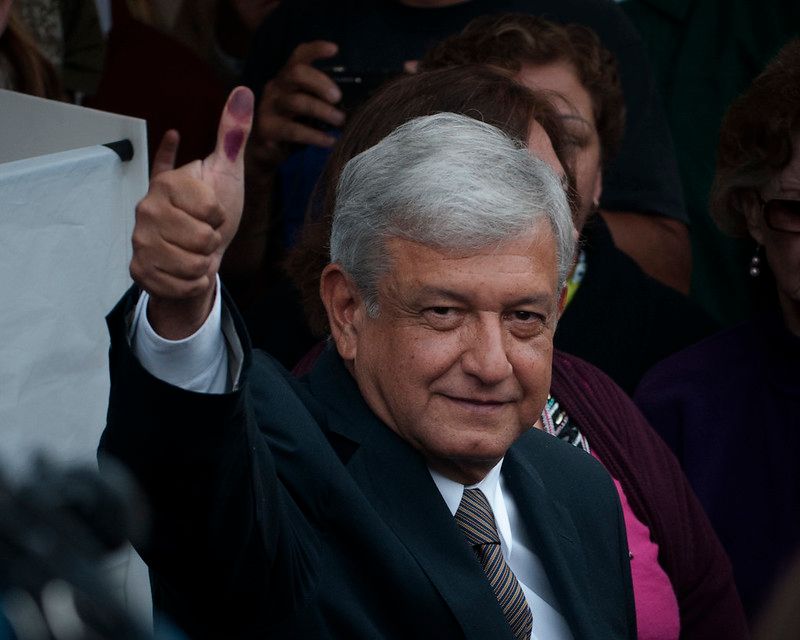 President of Mexico Andrés Manuel López Obrador (AMLO) says his country isn't ready - yet - to embrace Bitcoin as legal tender. By Eneas De Troya, licensed under CC BY 2.0.