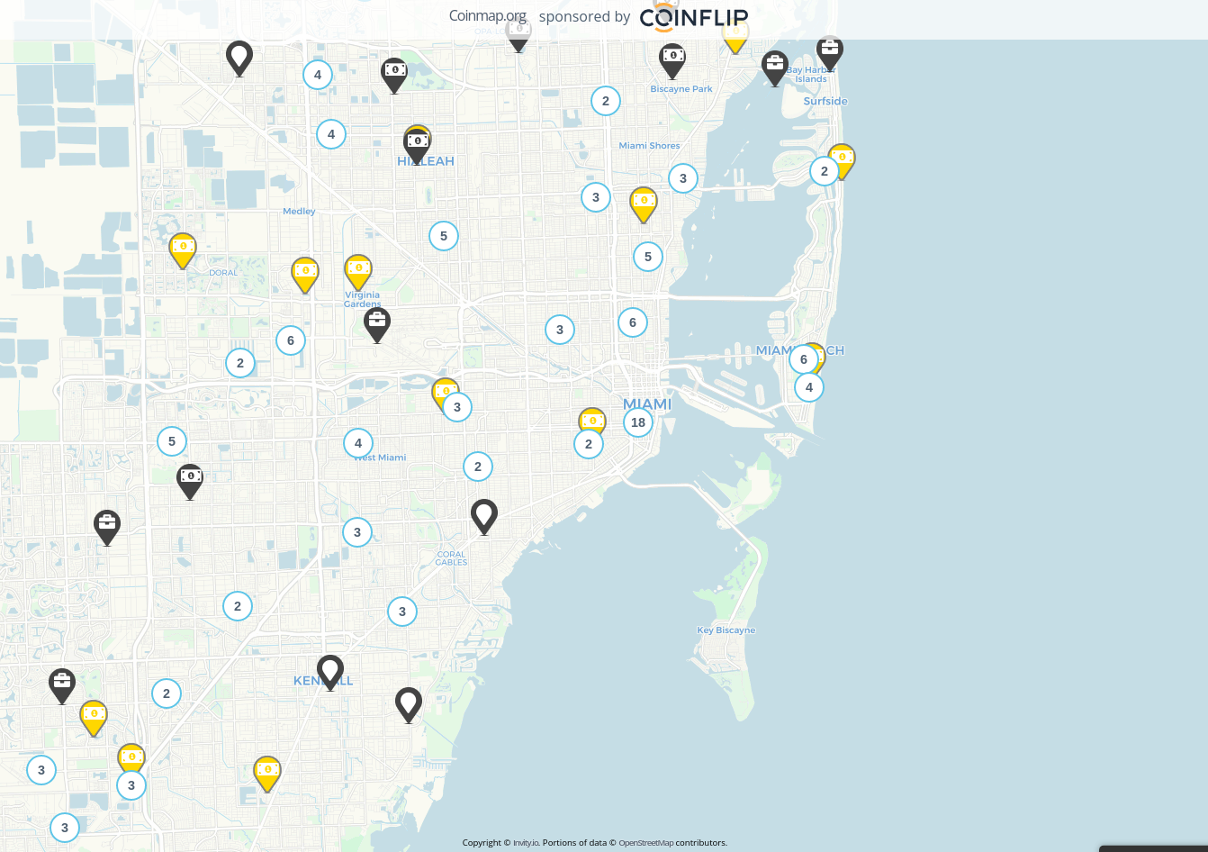 The Miami area alone is host to dozens of crypto venues; soon Florida may see this same density statewide.